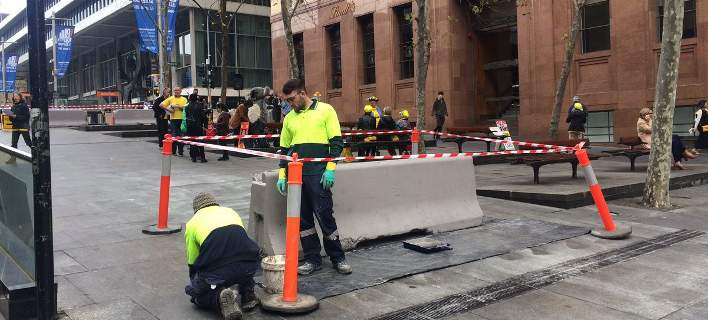 Φοβούνται τρομοκρατική επίθεση στο Σίδνεϊ, τοποθετούν τσιμεντένια οδοφράγματα